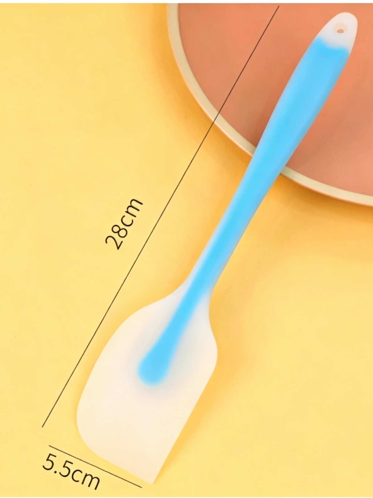 耐高溫一體成型矽膠刮刀 Heat-Resistant One-Piece Silicone Spatula