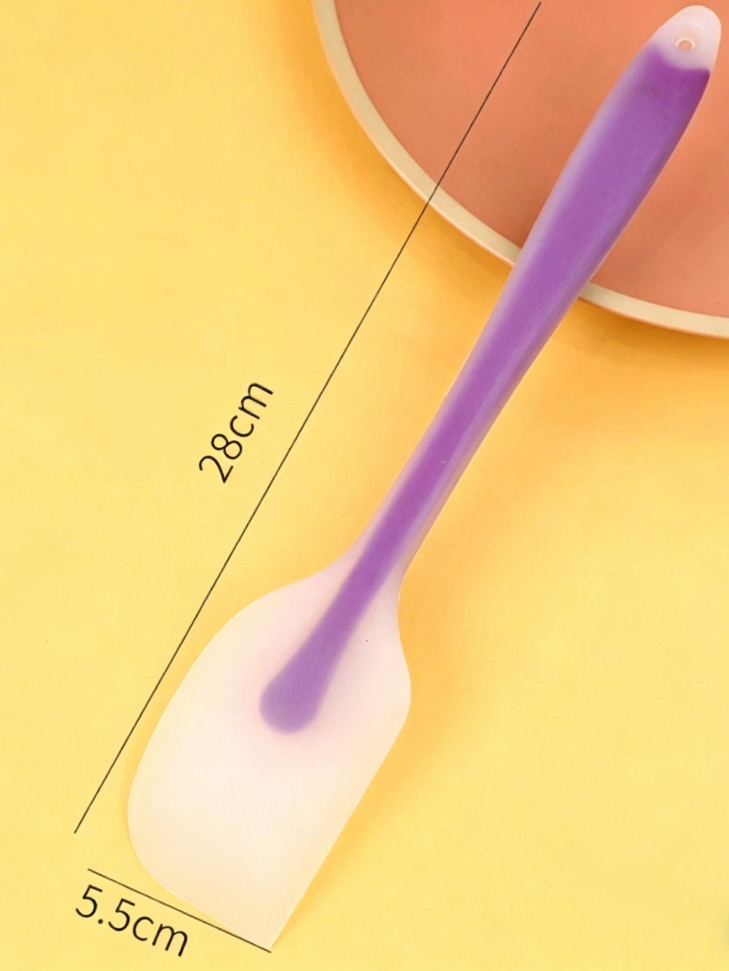 耐高溫一體成型矽膠刮刀 Heat-Resistant One-Piece Silicone Spatula