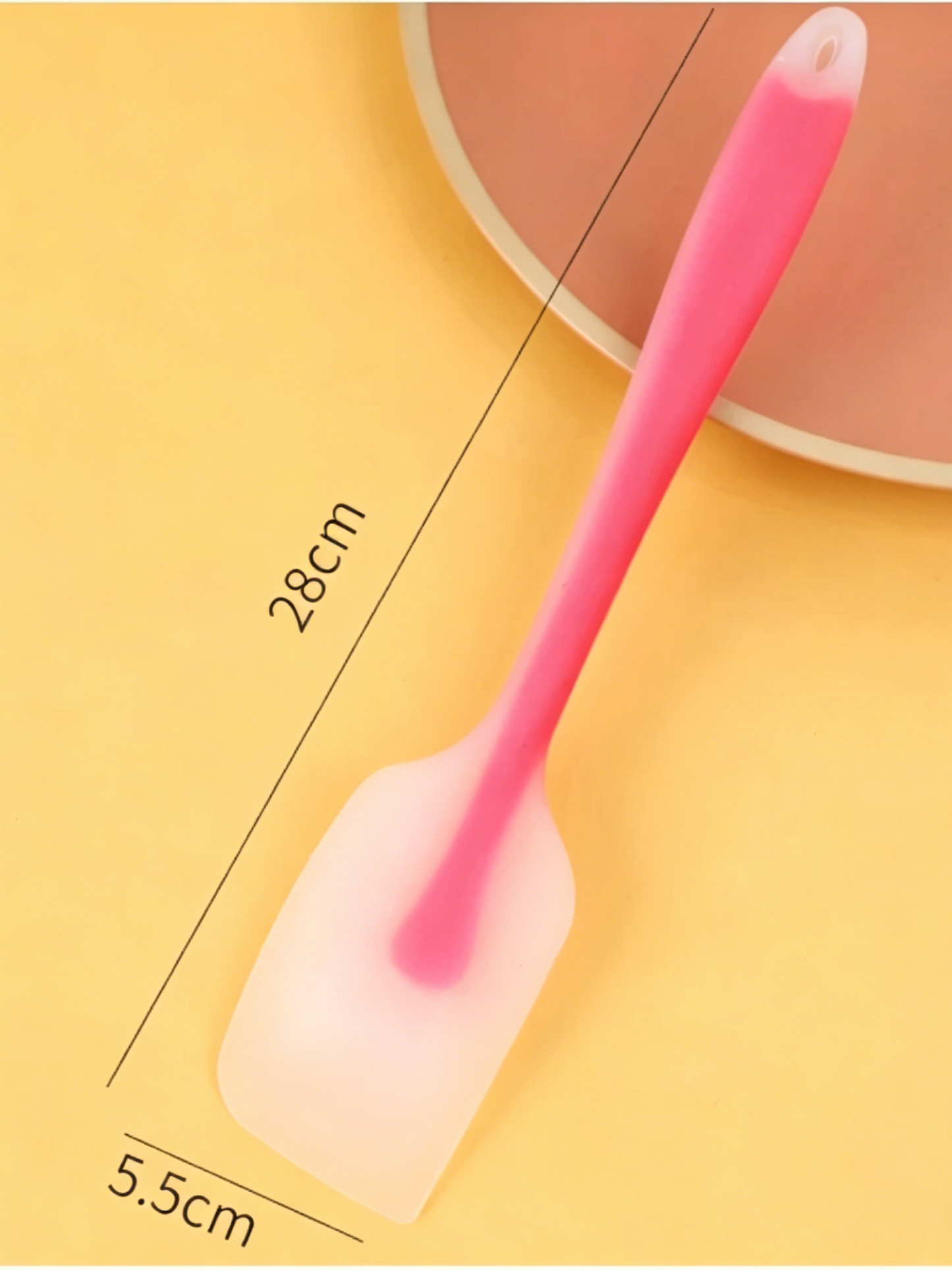 耐高溫一體成型矽膠刮刀 Heat-Resistant One-Piece Silicone Spatula