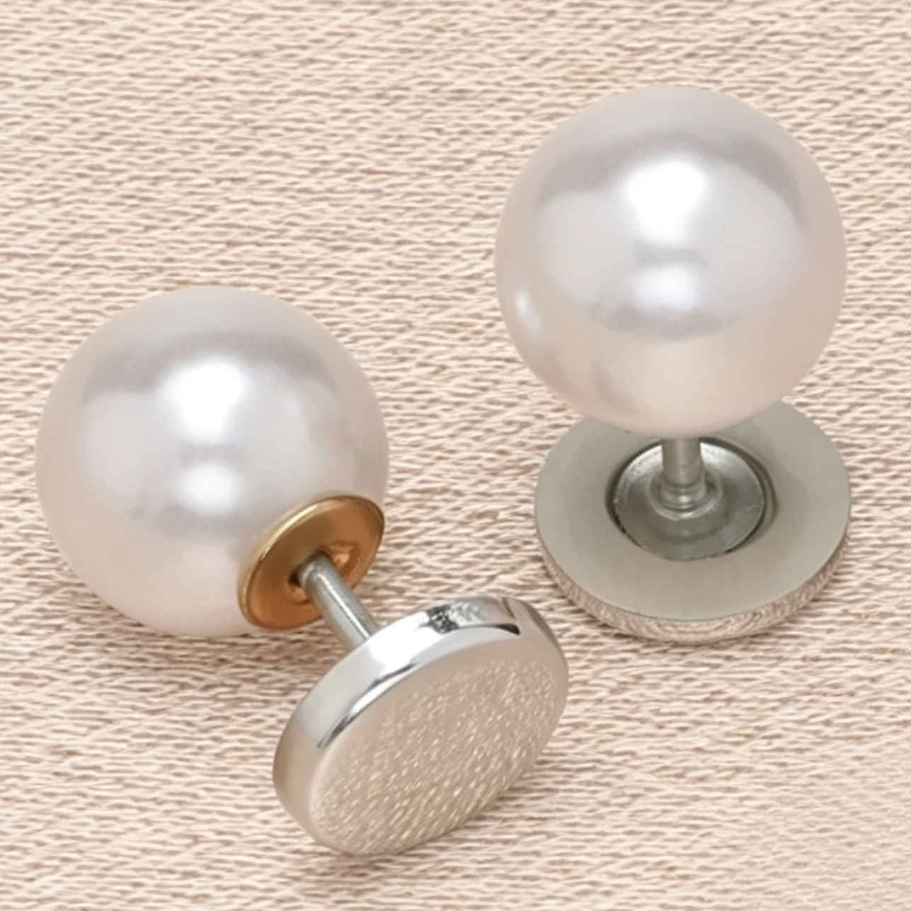 珍珠扣針 Pearl Pin 10mm