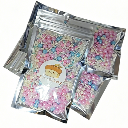 粉色糖珠 Sugar Pink Pearl 2-10mm