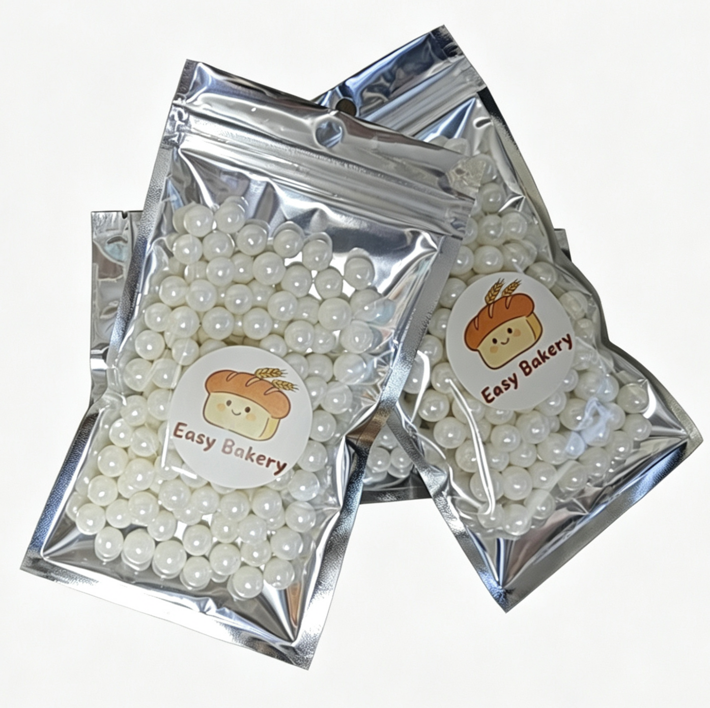 白色糖珠 Sugar White Pearl 10mm