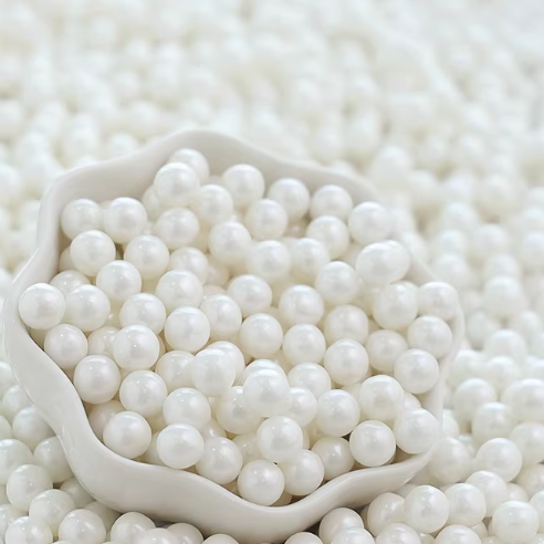 白色糖珠 Sugar White Pearl 7mm