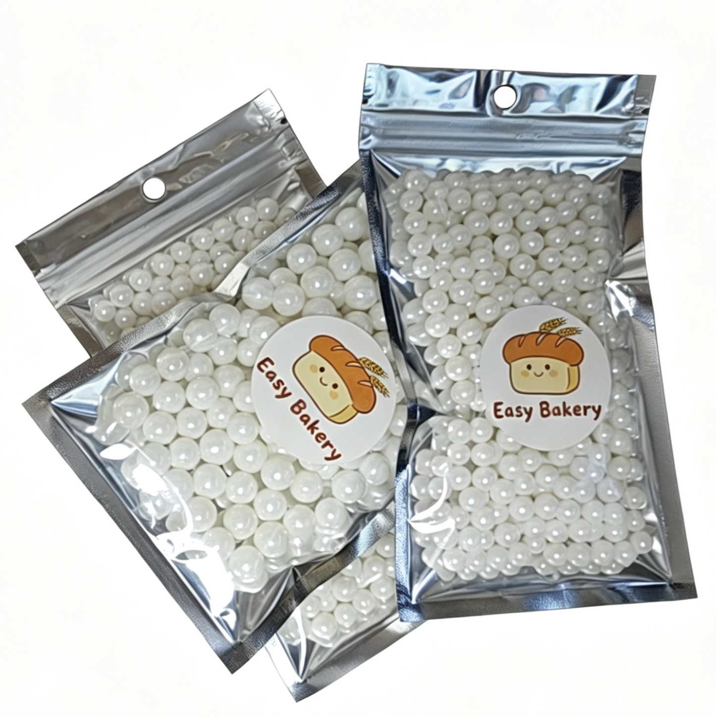白色糖珠 Sugar White Pearl 7mm