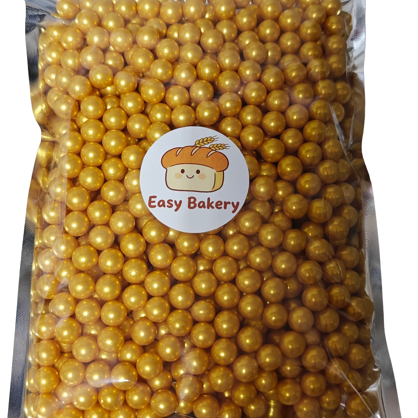金色糖珠 Sugar Gold Pearl 10mm