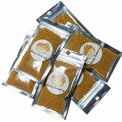金色糖珠 Sugar Gold Pearl 2mm