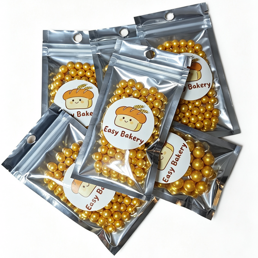 金色糖珠 Sugar Gold Pearl 7mm