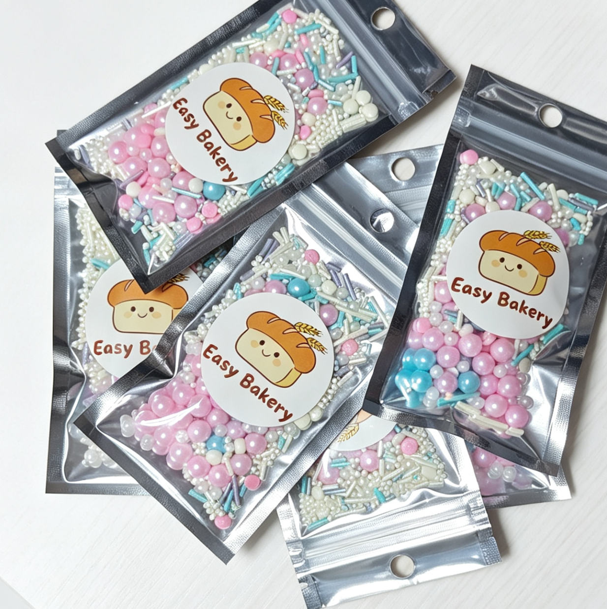 粉色糖珠 Sugar Pink Pearl 2-10mm