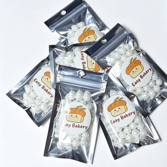 白色糖珠 Sugar White Pearl 10mm