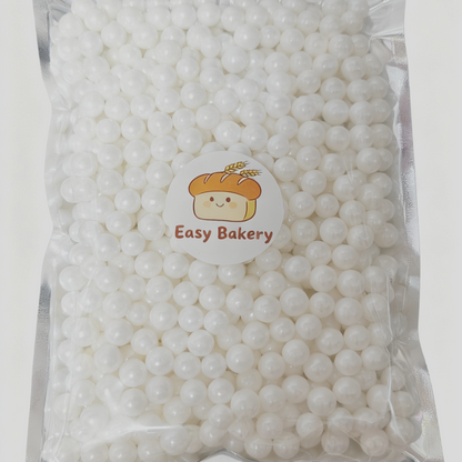 白色糖珠 Sugar White Pearl 10mm